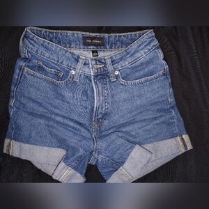 Blue Denim Shorts By Free Assembly S Super Cute